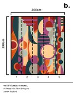 Painel-de-parede-composicao-azul-e-violeta