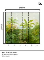 Painel-de-parede-floresta-ii-verde