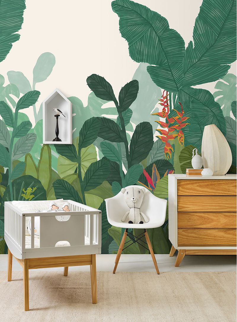 Painel-de-parede-floresta-tropical-verde