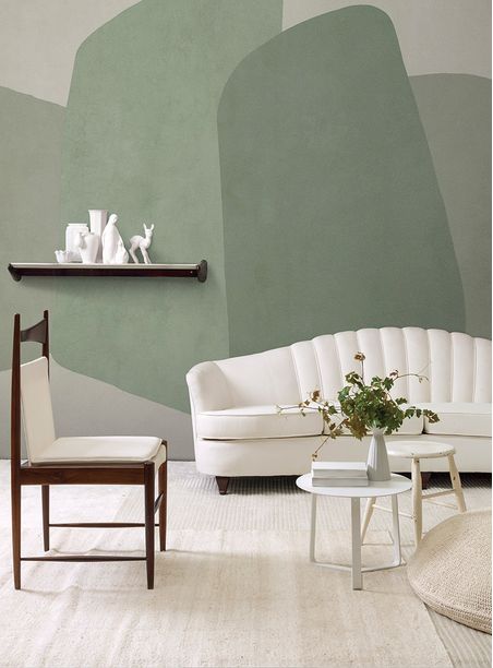 Painel de parede monólito verde