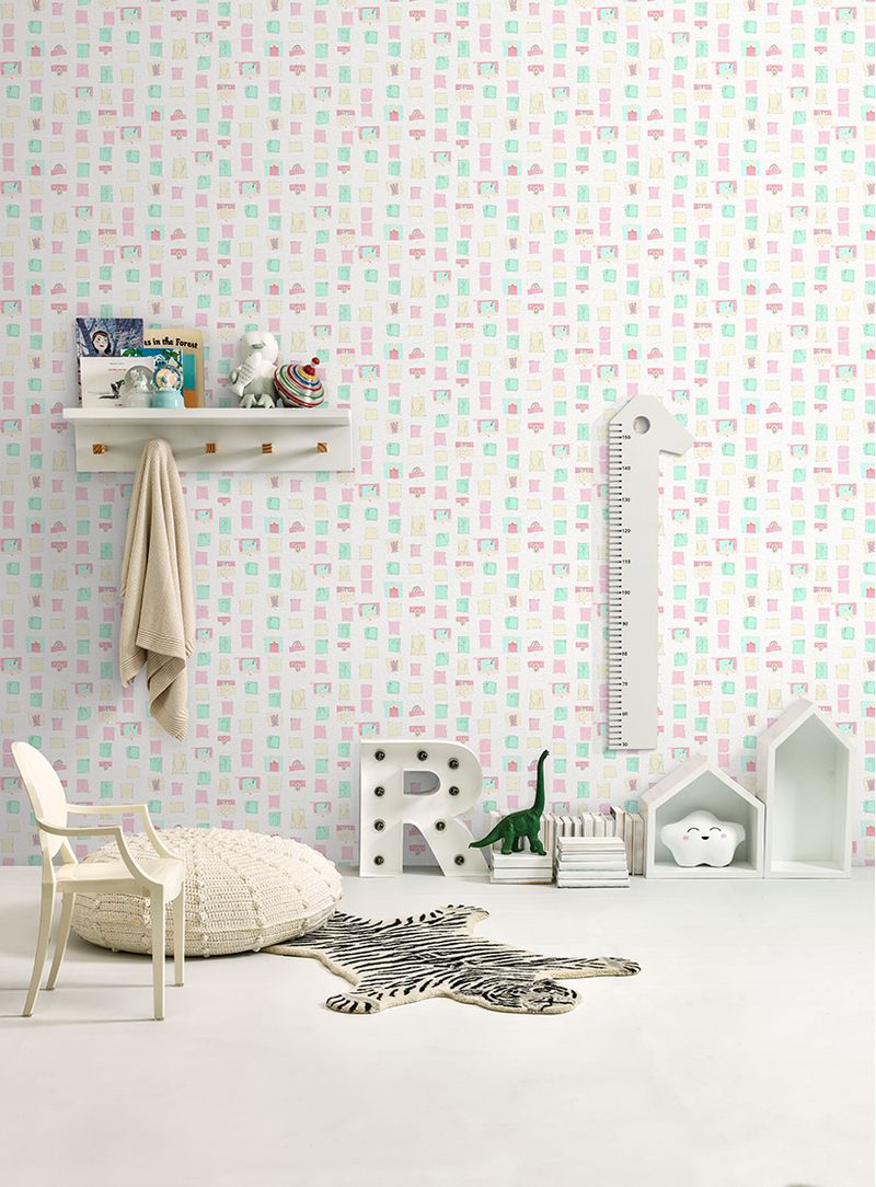 Papel-de-parede-desenho-de-apoio-i-rosa-e-amarelo