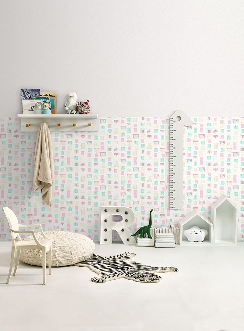Papel-de-parede-desenho-de-apoio-i-rosa-e-amarelo