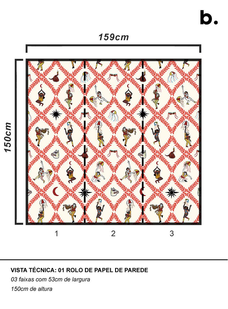 Papel-de-parede-carnaval-vermelho-e-amarelo