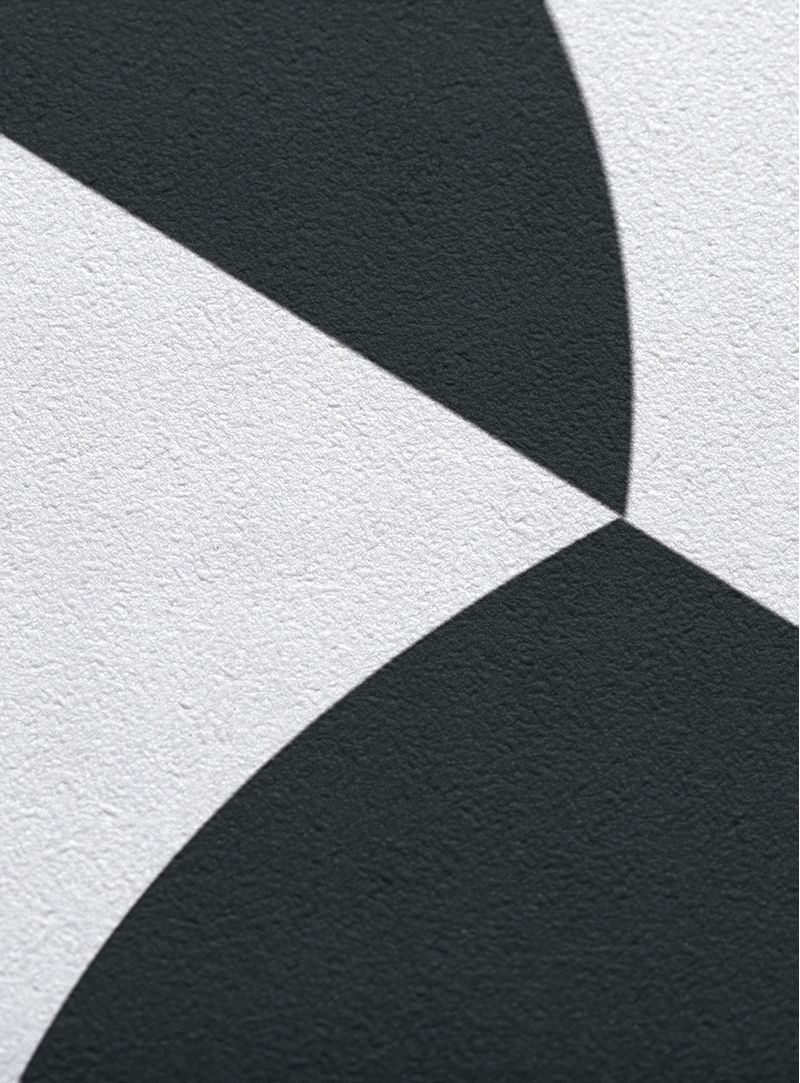 Papel-de-parede-esferas-preto-e-branco