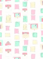 Papel-de-parede-desenho-de-apoio-i-rosa-e-amarelo