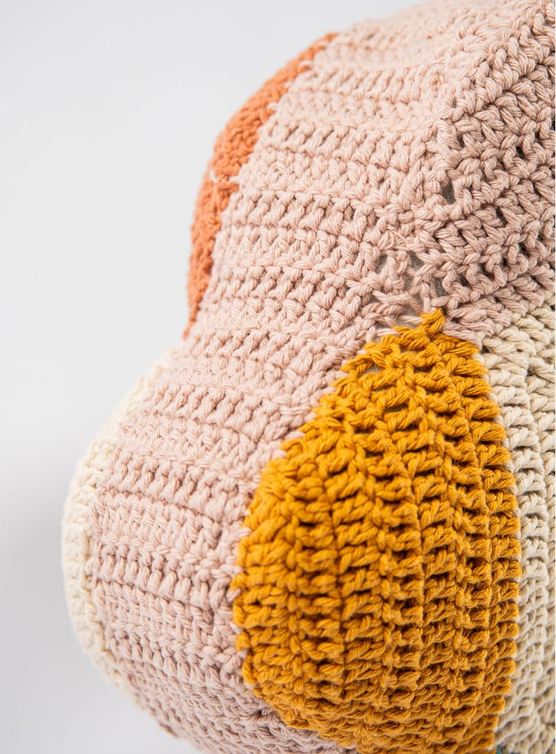 Almofada-croche-flor