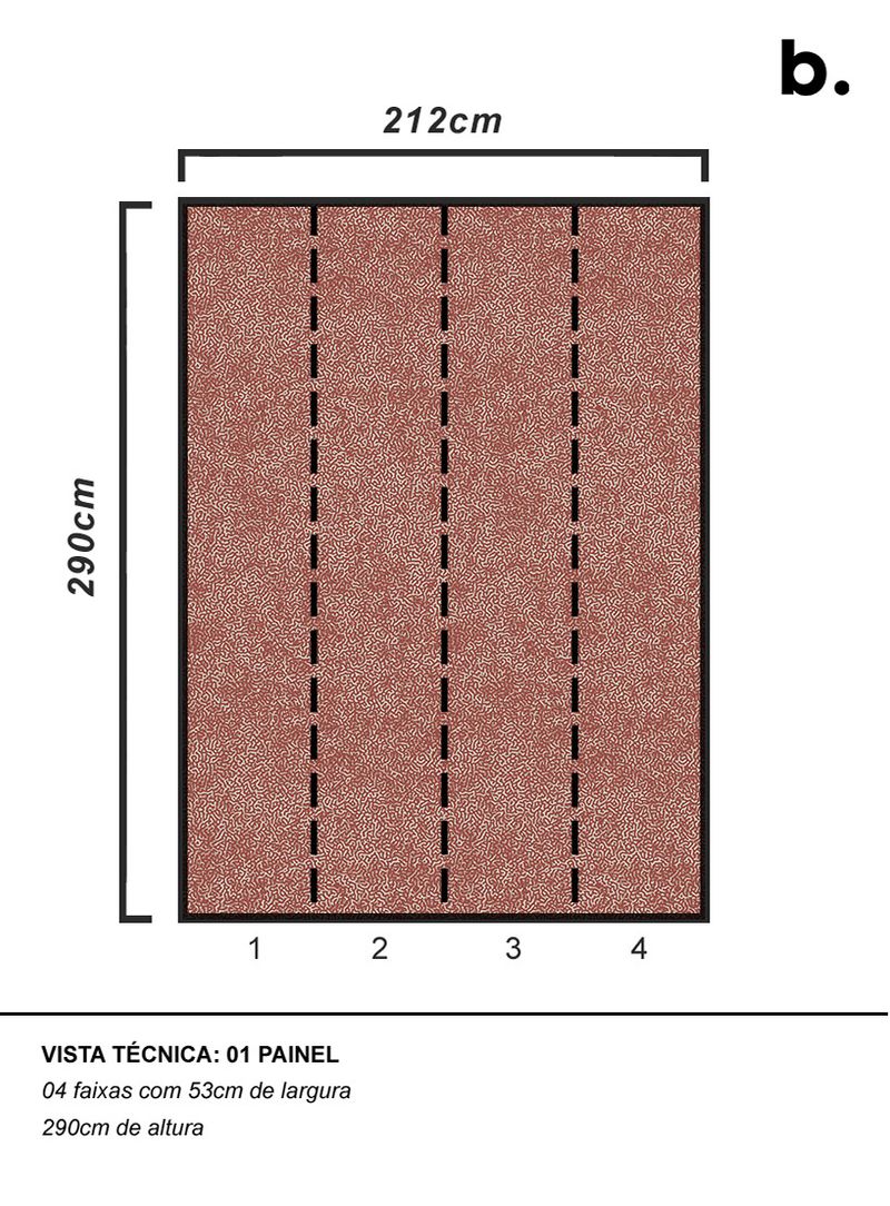 Painel-de-parede-turing-vermelho-e-bege