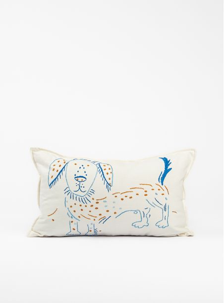 Almofada bordada cachorro