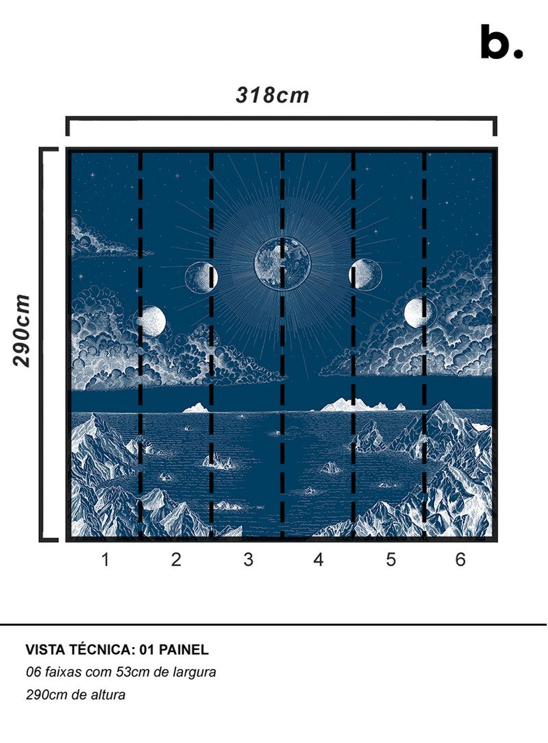 Painel-de-parede-lua-negativo-azul
