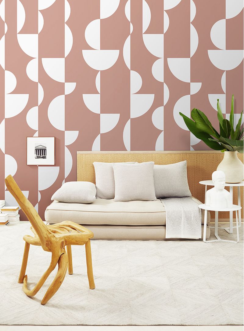 Papel-de-parede-esferas-branco-e-rosa