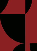 Papel-de-parede-esferas-preto-e-vermelho