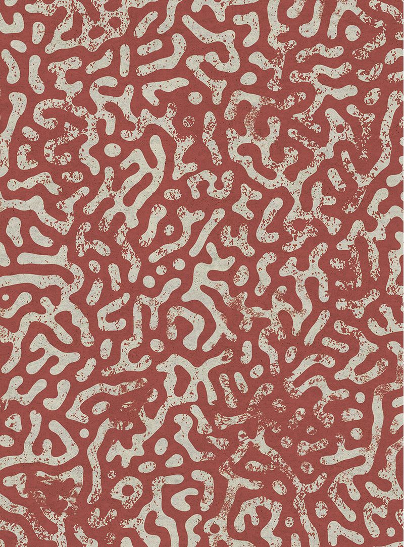 Painel-de-parede-turing-vermelho-e-bege