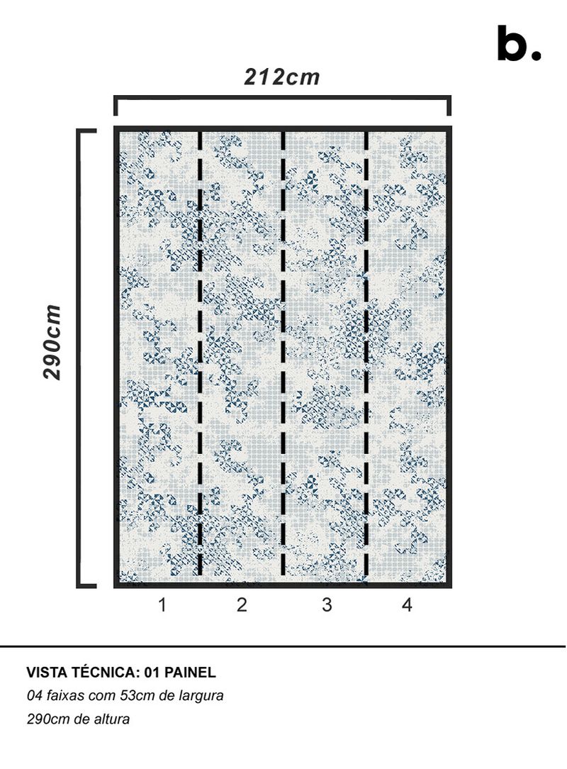 Painel-de-parede-sobreposicao-fractal-azul