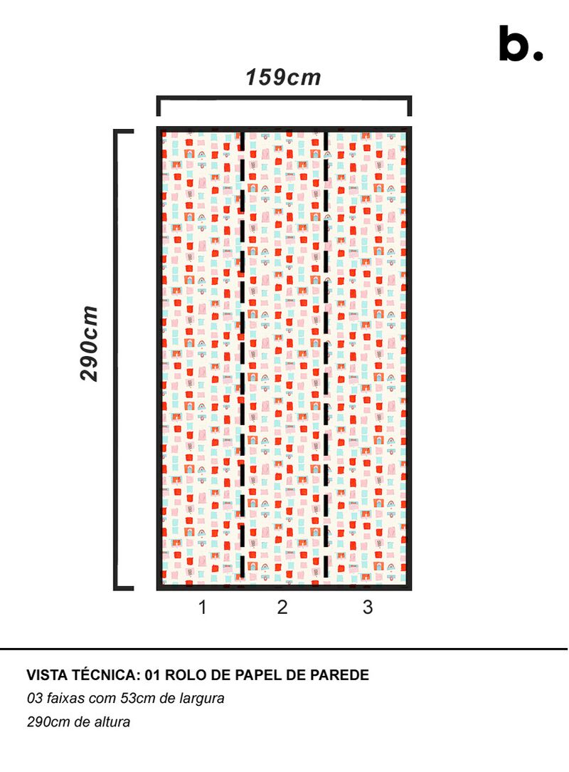 Papel-de-parede-desenho-de-apoio-i-laranja-e-rosa