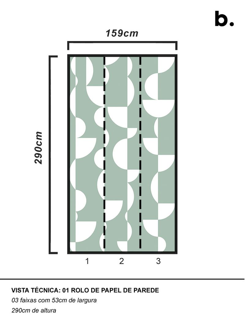 Papel-de-parede-esferas-branco-e-verde