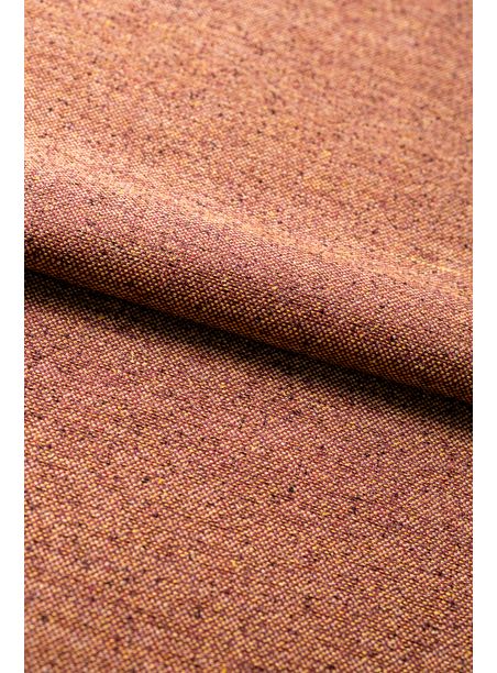 Tecido jacquard talita telha e ocre