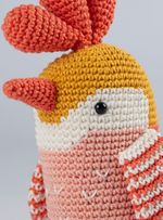 Amigurumis pássaro rosa