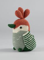 Amigurumis pássaro verde