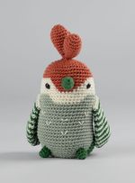 Amigurumis pássaro verde