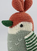Amigurumis pássaro verde