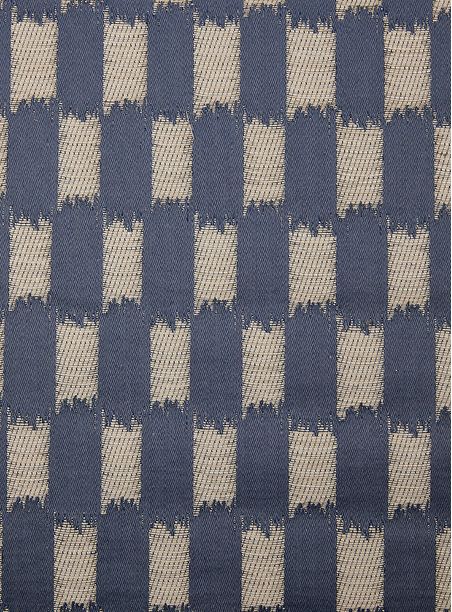 Tecido Jacquard Ráfia Circo Azul (Dublado)