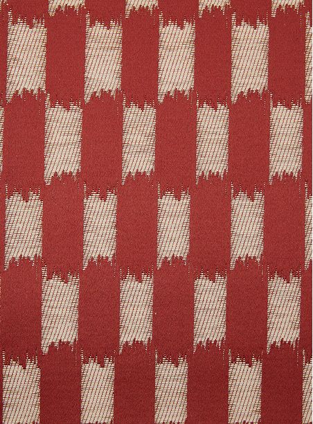 Tecido Jacquard Ráfia Circo Vermelho (Dublado)