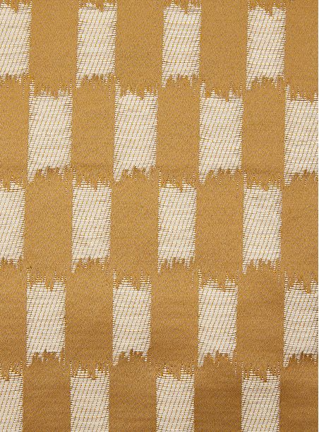 Tecido Jacquard Ráfia Circo Ocre (Dublado)