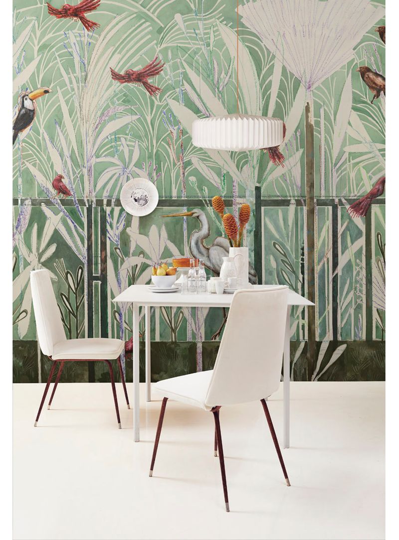 Painel-de-parede-lembrancas-da-janela-verde