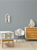Papel-de-parede-gradil-azul-marinho