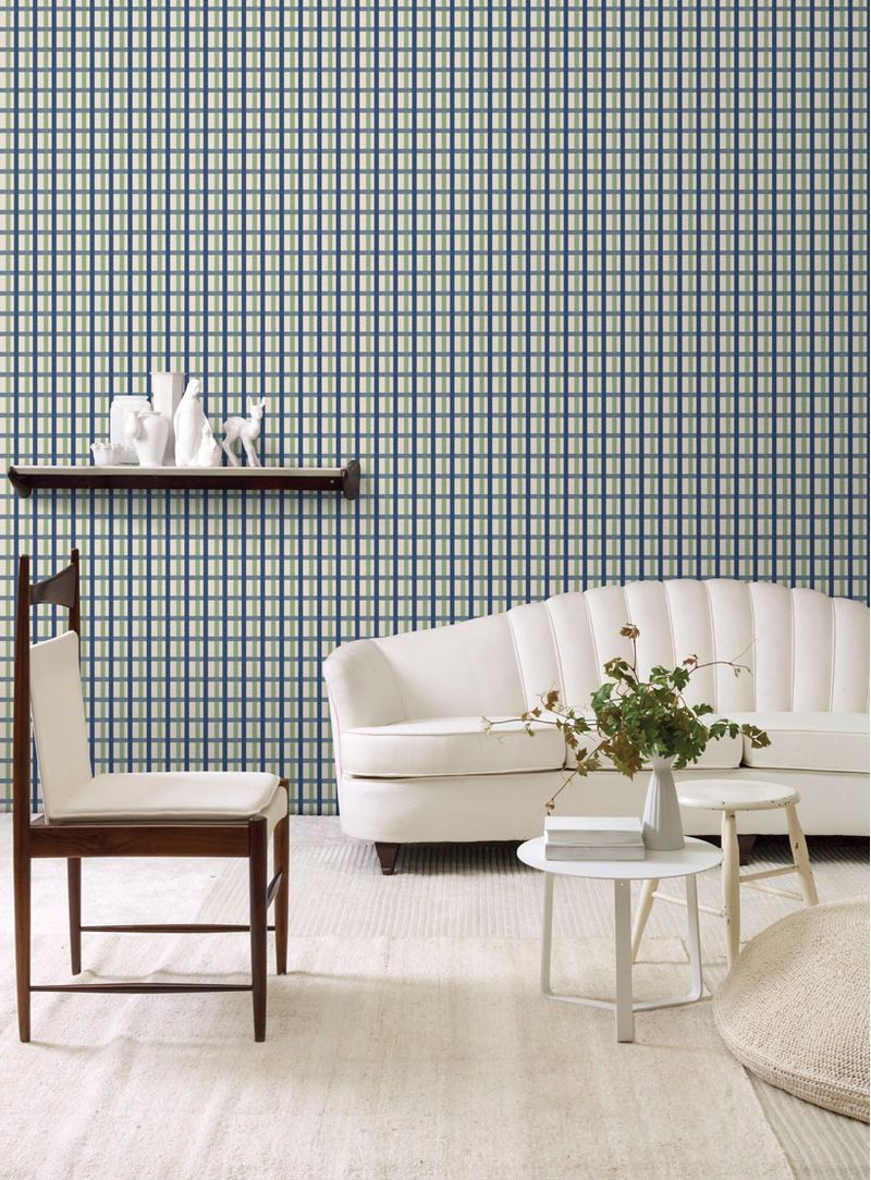 Papel-de-parede-gradil-azul-marinho