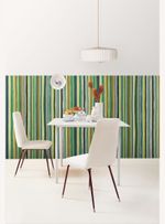 Papel-de-parede-listra-manual-verde-e-ocre