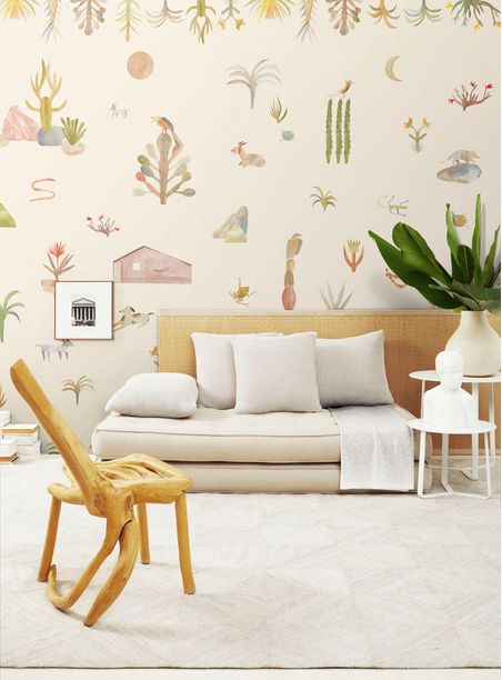 painel de parede caatinga bege