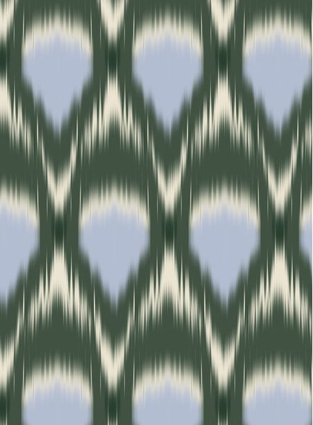 Papel de parede penas verde e azul