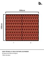 Papel-de-parede-penas-vermelho
