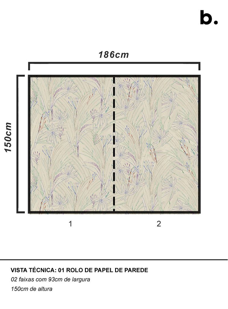Papel-de-parede-lembrancas-florais-colorido