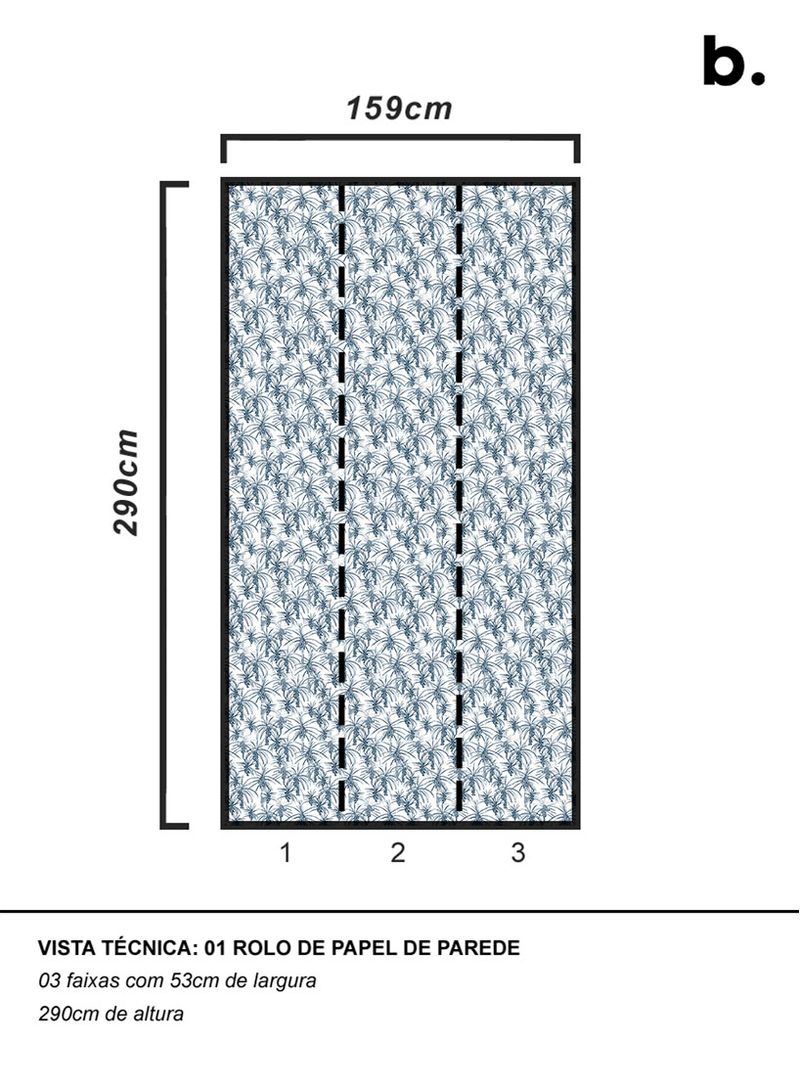 Papel-de-parede-coqueiro-azul-marinho
