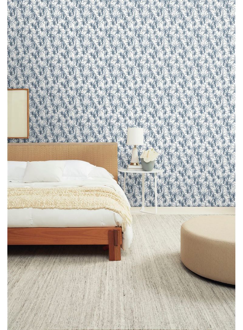 Papel-de-parede-coqueiro-azul-marinho