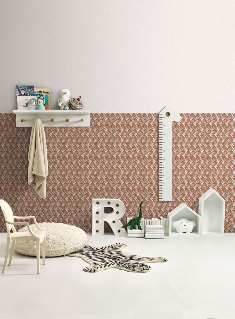Papel-de-parede-floralzinho-salmao