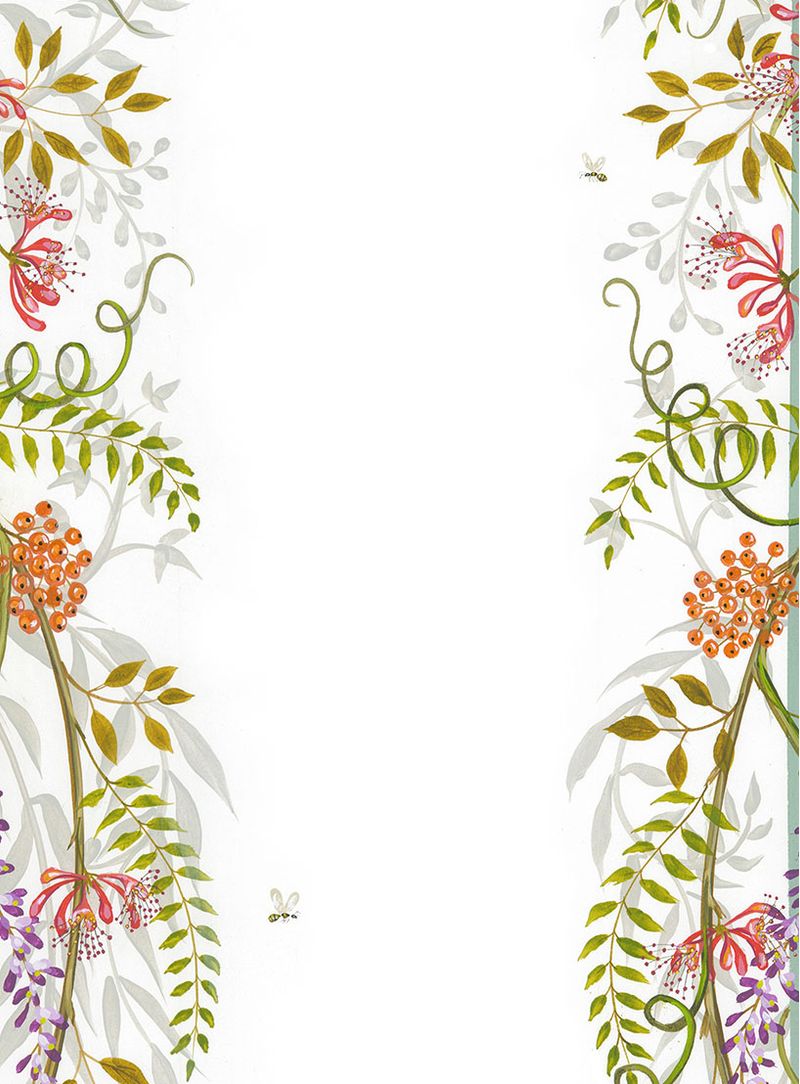 Papel-de-parede-sala-florida-fundo-branco