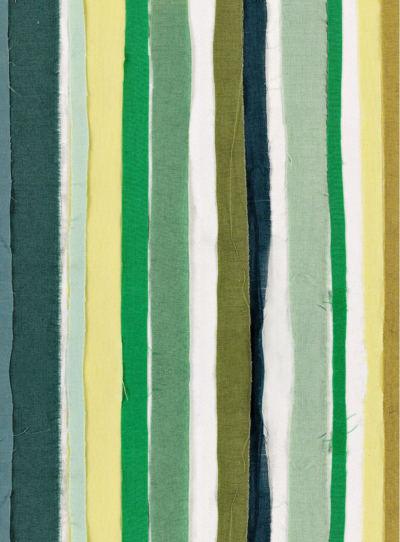 Papel-de-parede-listra-manual-verde-e-ocre