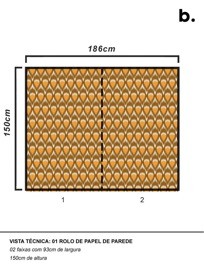 Papel-de-parede-penas-ocre-e-amarelo