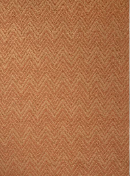 Tecido Jacquard Zig Zag ocre e laranja