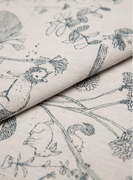 Tecido Jacquard Animais Cerrado Verde