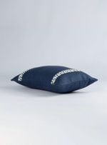 Almofada franja azul marinho