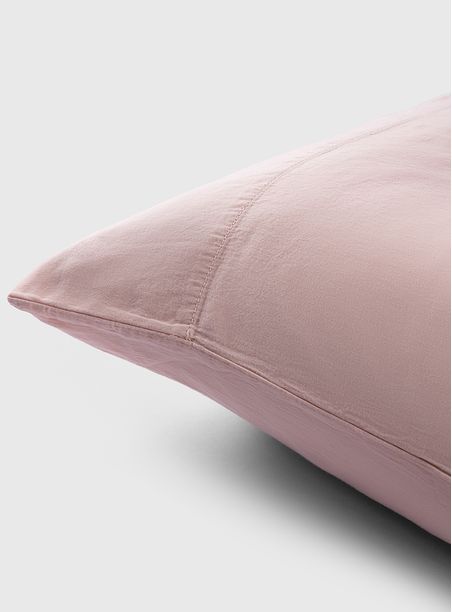 Jogo de lençol orgânico 300 fios rosa claro