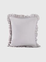 Almofada  orgânica 300 fios cinza claro