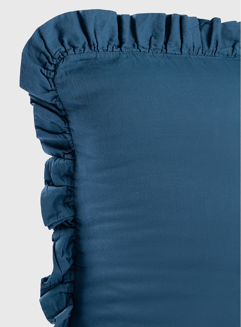 Almofada  orgânica 300 azul escuro