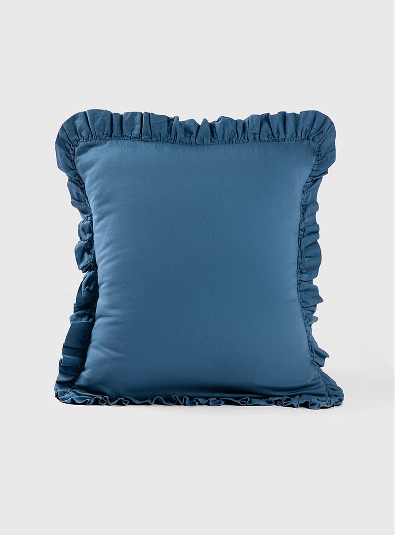 Almofada  orgânica 300 azul escuro