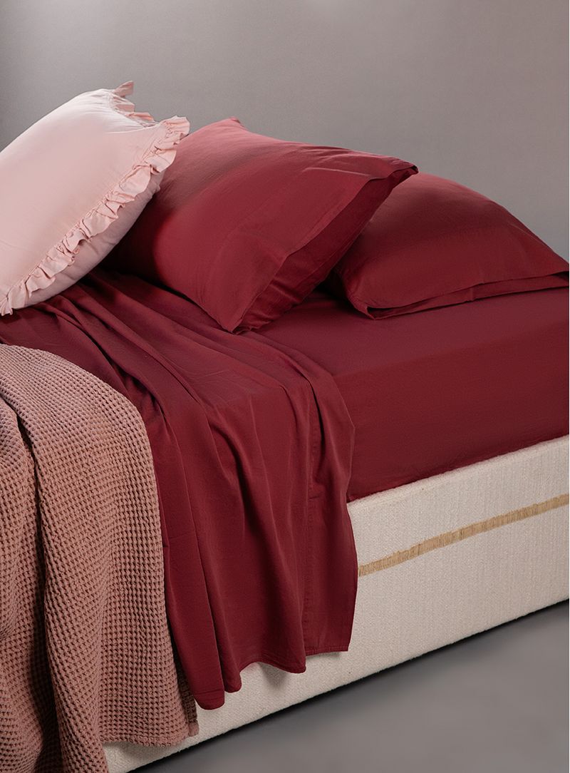 Almofada  orgânica 300 rosa claro
