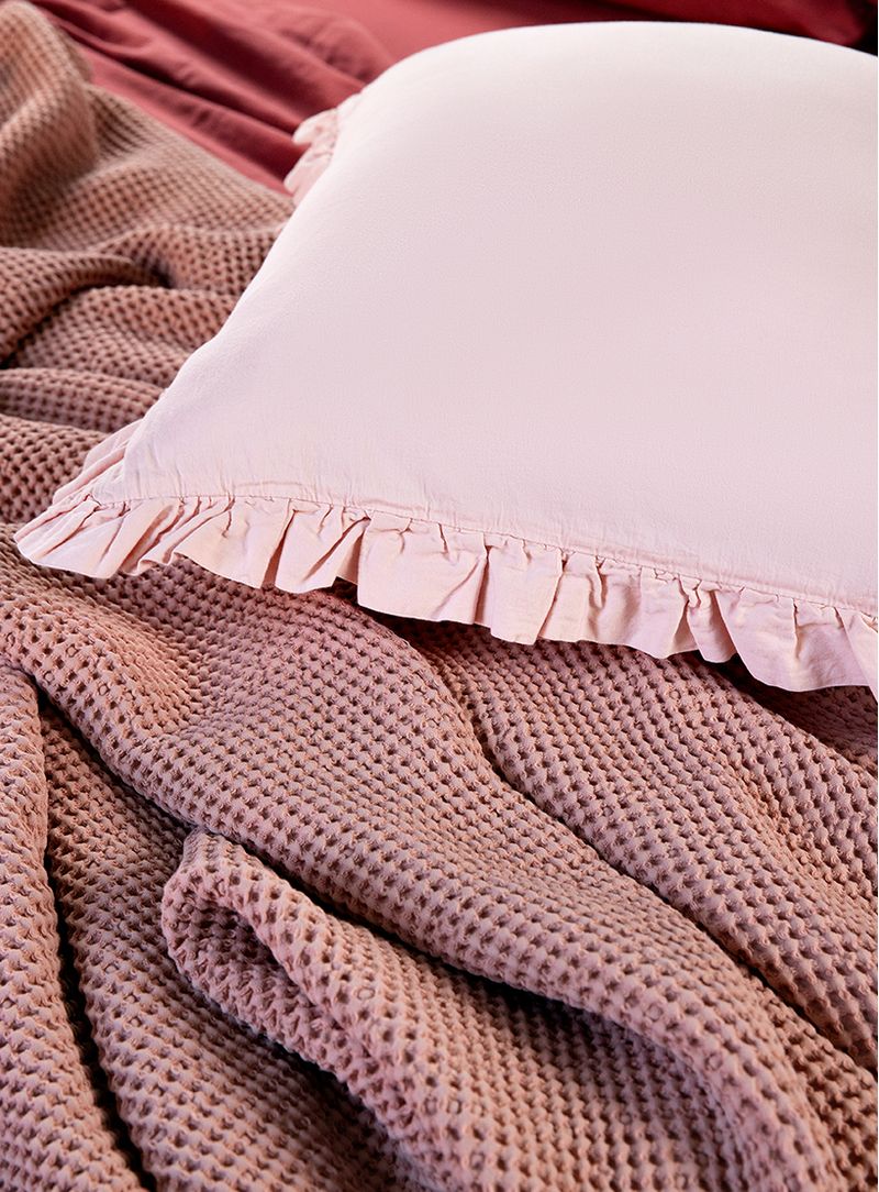 Almofada  orgânica 300 rosa claro